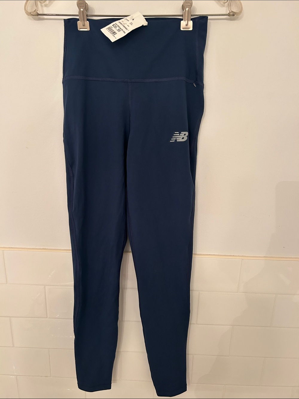 New Balance Navy High-Rise Performance Leggings